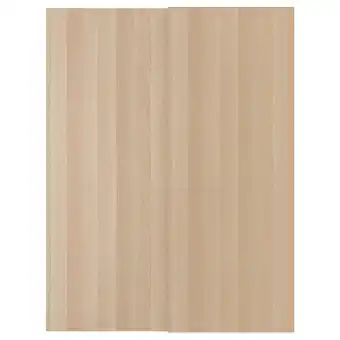 IKEA Hasvik Drzwi przesuwne, dąb bejcowany na biało, 150x201 cm oferta