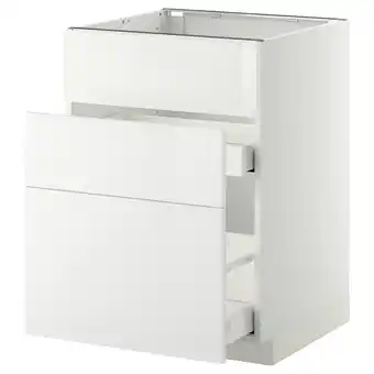 Metod / maximera Sz stj zl+3fr/2szu, biały/ringhult biały, 60x60 cm