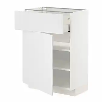 IKEA Metod / maximera Szafka stj szu/drzwi, biały/stensund biały, 60x37 cm oferta