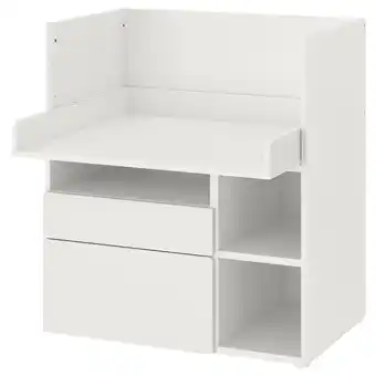 IKEA Småstad biurko, biały biały/z 2 szufladami, 90x79x100 cm oferta