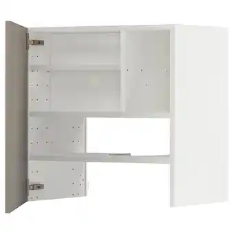 IKEA Metod szafka okapowa z półką/drzwiczkami, biały/stensund beżowy, 60x60 cm oferta