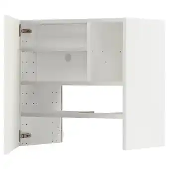 IKEA Metod szafka okapowa z półką/drzwiczkami, biały/havstorp beżowy, 60x60 cm oferta