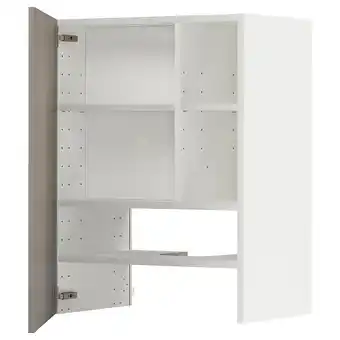 IKEA Metod szafka okapowa z półką/drzwiczkami, biały/stensund beżowy, 60x80 cm oferta