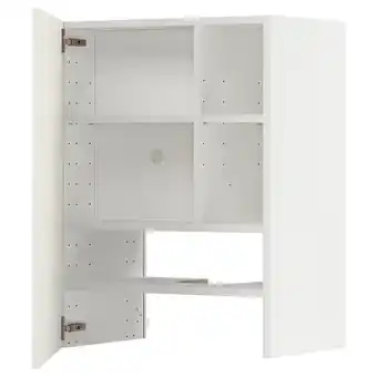 IKEA Metod szafka okapowa z półką/drzwiczkami, biały/havstorp beżowy, 60x80 cm oferta