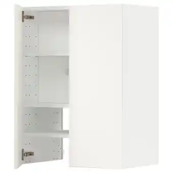 IKEA Metod szafka okapowa z półką/drzwiczkami, biały/veddinge biały, 60x80 cm oferta