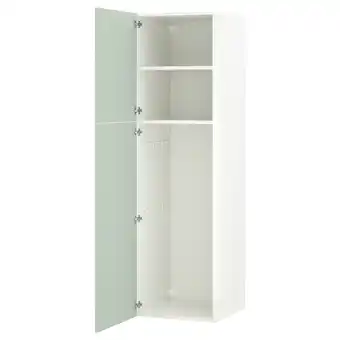 IKEA Enhet regał, biały/blady szaro-zielony, 60x62x210 cm oferta