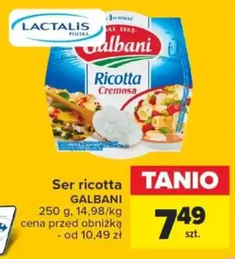 Carrefour Market Ser ricotta GALBANI 250 g oferta