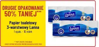 Polomarket Papier toaletowy 3-warstwowy Lanna 10 rolek oferta