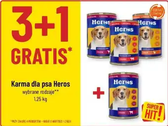 Polomarket Karma dla psa Heros 1,25 kg oferta