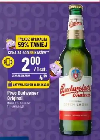 Polomarket Piwo Budweiser Original 0,5 l oferta