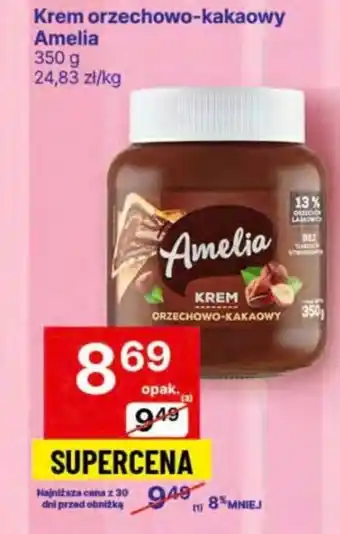 Krem orzechowo-kakaowy Amelia 350 g