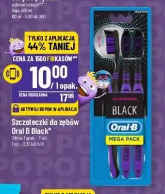 Polomarket Szczoteczki do zębów Oral B Black 3 szt. oferta
