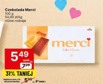 Delikatesy Centrum Czekolada Merci 100 g oferta