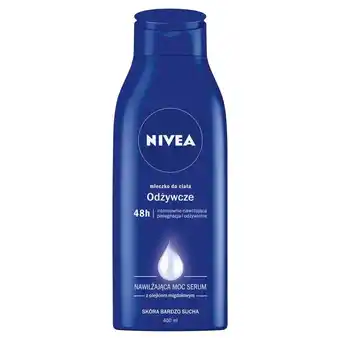 Blue Stop Nivea odżywcze mleczko do ciała 400 ml oferta