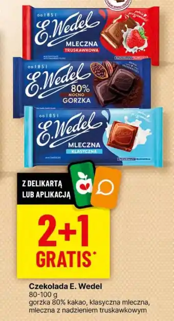 Delikatesy Centrum Czekolada E. Wedel 80-100 g oferta