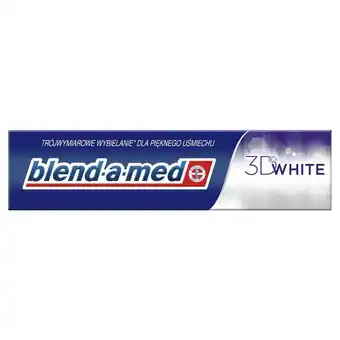 Blue Stop Blend-a-med 3d white pasta do zębów 75ml oferta