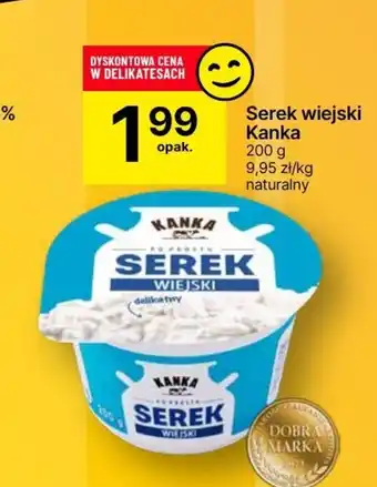 Delikatesy Centrum Serek wiejski kanka oferta