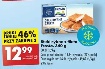 Biedronka Stek rybny frosta oferta