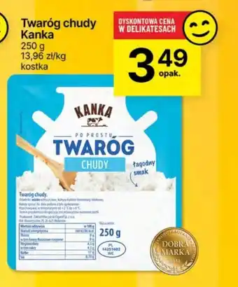 Delikatesy Centrum Twaróg chudy Kanka 250 g oferta