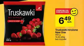 Delikatesy Centrum Truskawki mrożone New One 450 g oferta