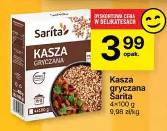 Delikatesy Centrum Kasza gryczana Sarita 4x100 g oferta