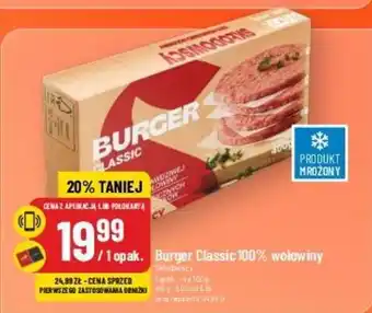 Burger Classic 100% wołowiny 4x100g