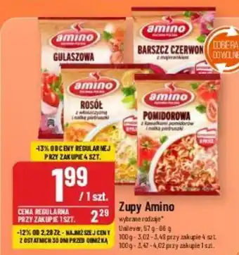 Zupy Amino Unilever 57-68 g
