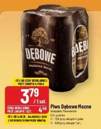 Polomarket Piwo Dębowe Mocne Kompania Piwowarska 0,5l oferta
