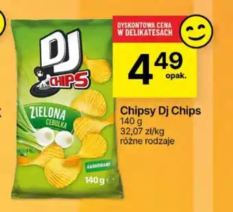 Delikatesy Centrum Chipsy Dj Chips 140 g oferta
