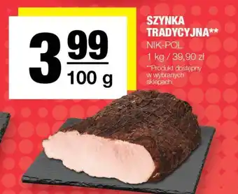 Spar SZYNKA TRADYCYJNA NIK-POL 100g oferta