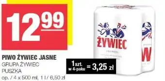 Spar PIWO ŻYWIEC JASNE GRUPA ŻYWIEC 4x500ml oferta