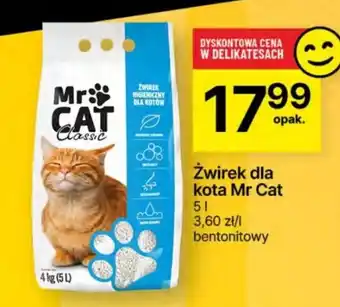 Delikatesy Centrum Żwirek dla kota Mr Cat 5 l oferta