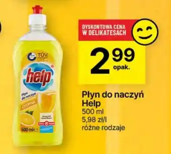 Delikatesy Centrum Płyn do naczyń Help 500 ml oferta