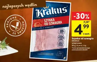 Intermarche Szynka od szwagra KRAKUS 90g oferta