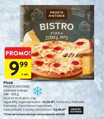 Intermarche Pizza PROSTE HISTORIE 340-435g oferta