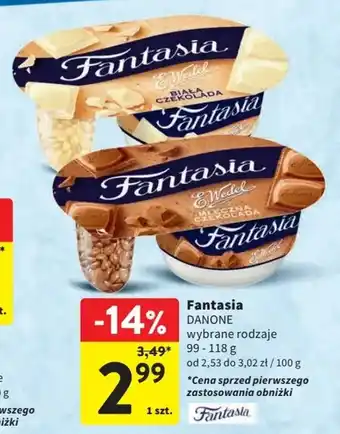 Intermarche Fantasia DANONE 99-118g oferta
