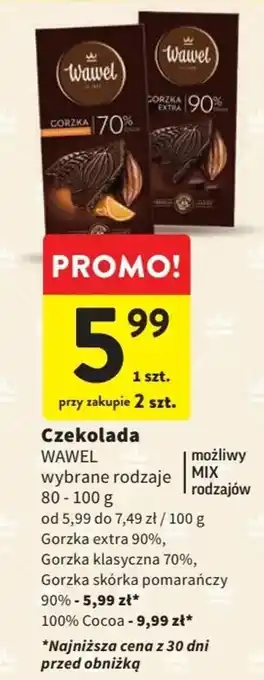 Intermarche Czekolada 80-100g oferta