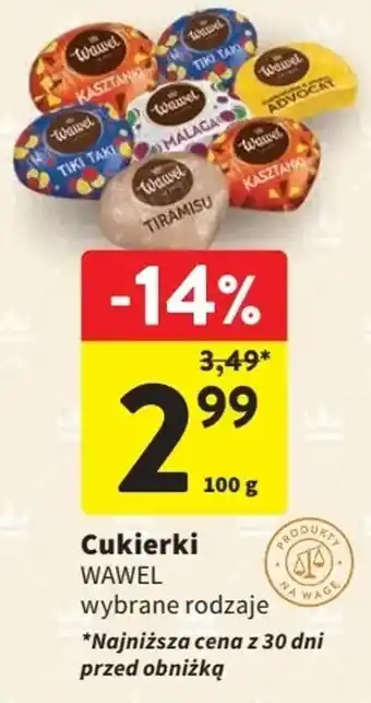 Intermarche Cukierki WAWEL 100g oferta