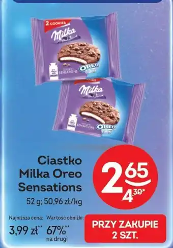 Żabka Ciastko Milka Oreo Sensations 52 g oferta