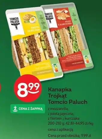 Żabka Kanapka Trójkąt Tomcio Paluch 200-210 g oferta