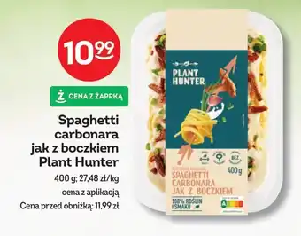 Żabka Spaghetti carbonara jak z boczkiem Plant Hunter 400 g oferta