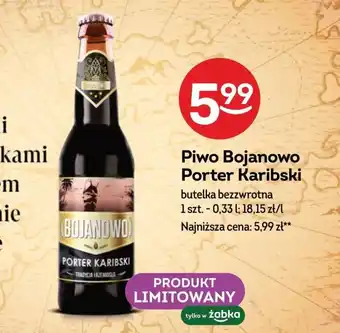 Żabka Piwo Bojanowo Porter Karibski 0,33 l oferta