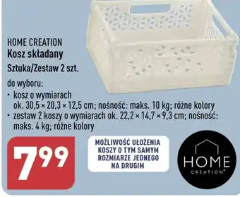 ALDI Kosz składany home creation oferta