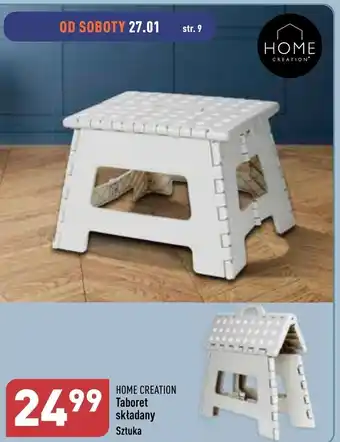 ALDI Taboret składany home creation oferta