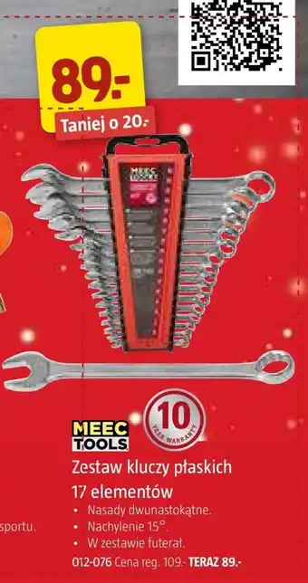 Zestaw kluczy meec tools