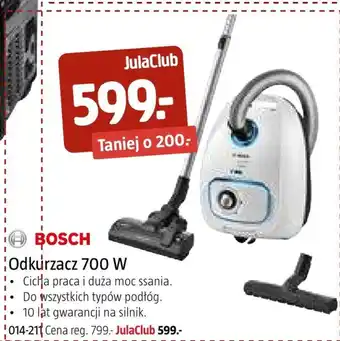 Jula Odkurzacz bosch oferta