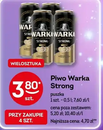 Żabka Piwo Warka Strong 0,5 l oferta