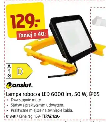 Jula Lampa robocza anslut oferta