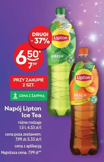 Żabka Napój Lipton Ice Tea 1,5 l oferta