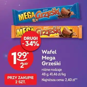 Żabka Wafel Mega Grześki 48 g oferta